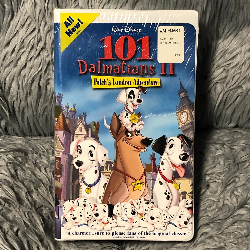 101 Dalmatians 2: Patch's London Adventure VHS Tape, NEW Unopened Factory Sealed
